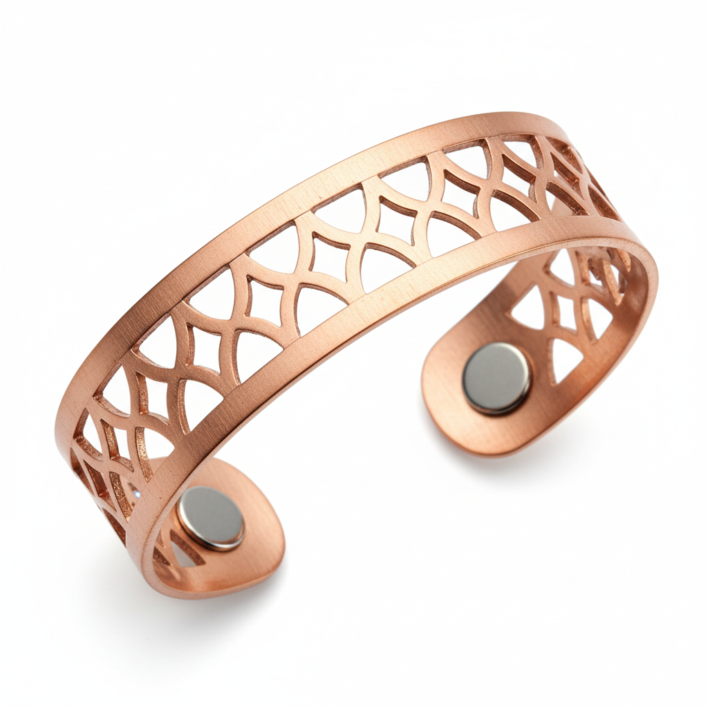 99% Pure Copper Magnetic Bracelet with super strong magnets